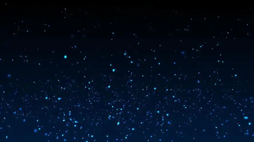 4k画质唯美蓝色魔法粒子光斑颗粒光晕星光背景动画大屏幕舞台led背景