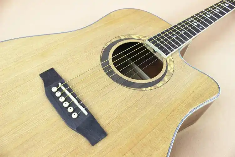 41寸民谣木吉他 云杉木玫瑰木 5段eq调音器电箱吉他 中档吉他