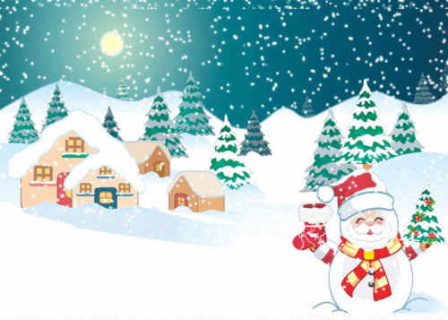 下雪啦,雪花会落在哪里呢