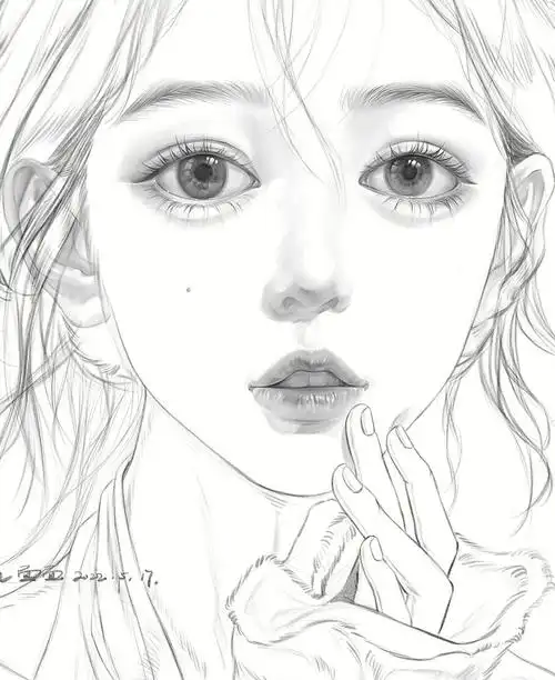 线稿与五官塑造过程讲解