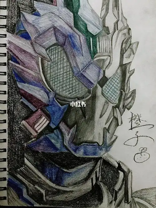 假面骑士  #画画  #铅笔画