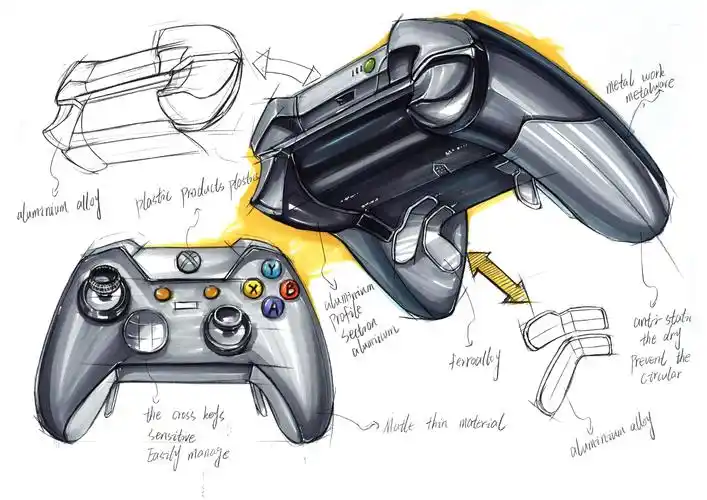 手绘,产品手绘,产品马克笔,效果图