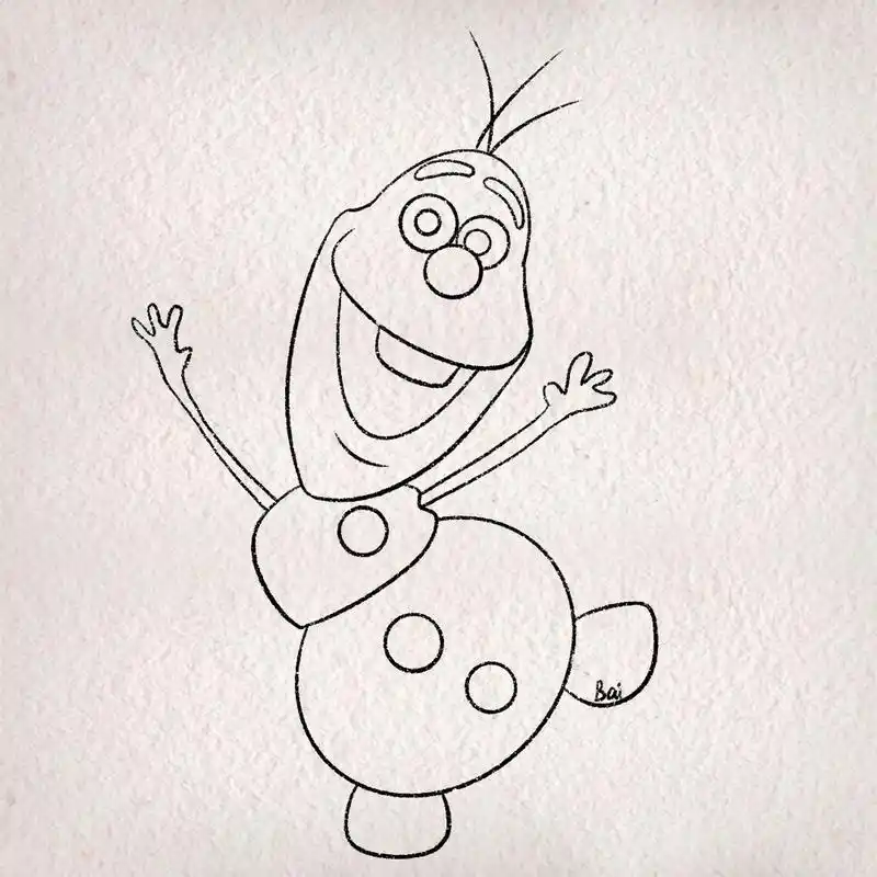 这个冬天你会拥有雪宝么(另附绘画步骤)