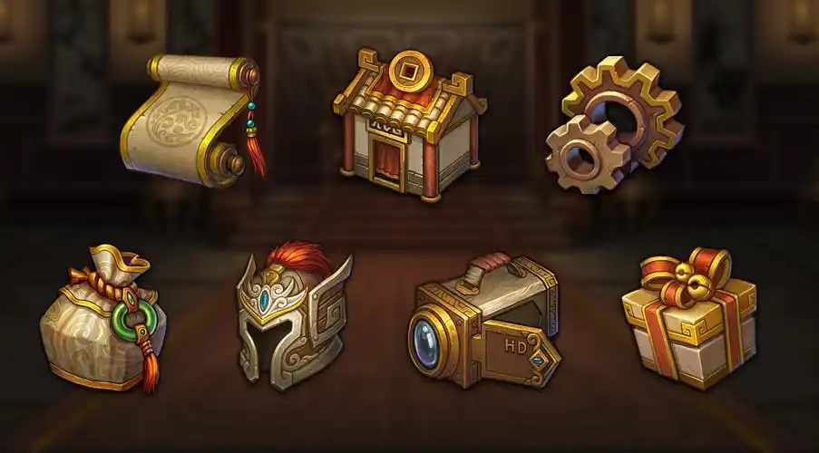 游戏ui 图标/icon5yyysqin福字灵感图册魔兽世界恶魔猎手职业勋章1245