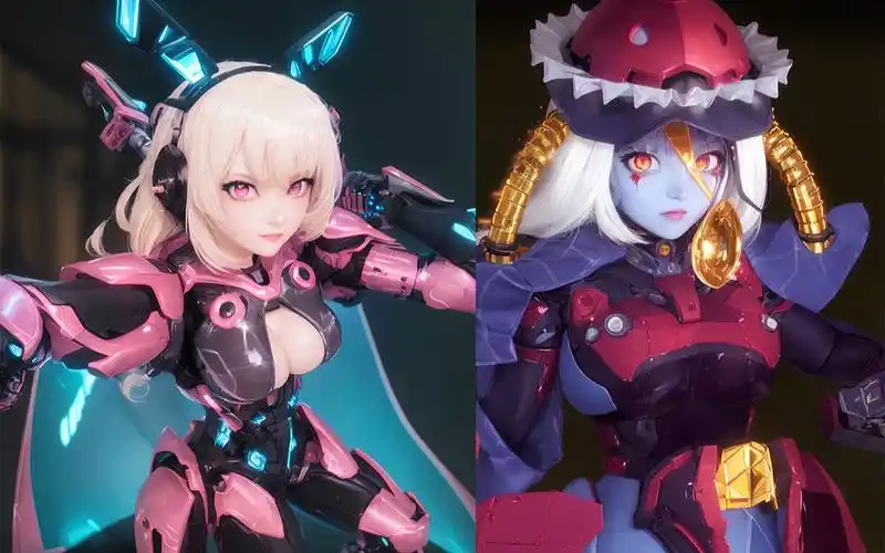 【元气骑士】ai绘画机娘化 女篇