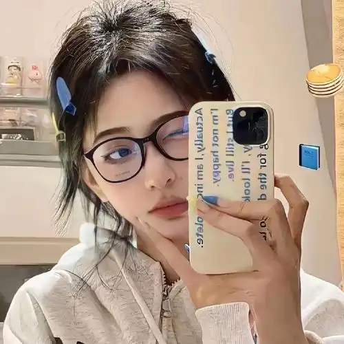 手机控女生头像