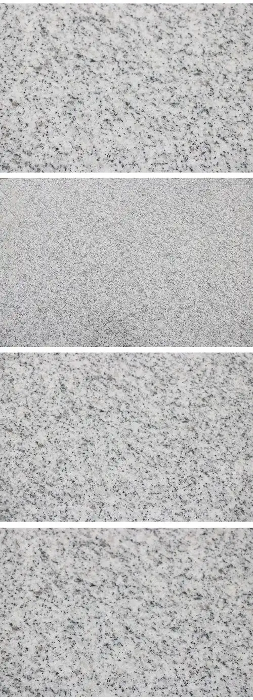 山东石材厂家制造荔枝面光面专业材质技术芝麻白光面花岗岩石价格