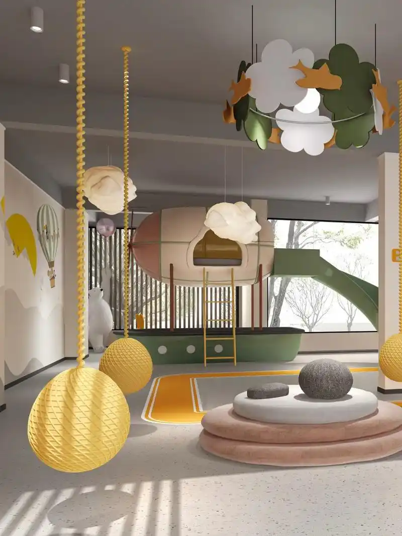 儿童活动区设计效果图 京一视觉|儿童游乐区设计效果图表现作品