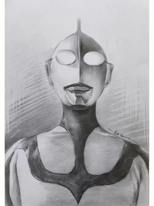 新奥特曼素描分享一下步骤