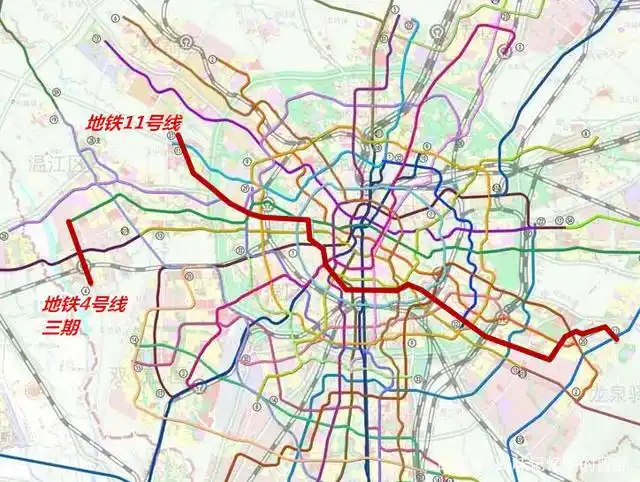 温江区将积极推进地铁11号线纳入第五期建设计划中!