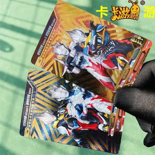 卡游奥特曼卡片双人ur拼图图卡豪华单卖绝版奥特曼玩具专区