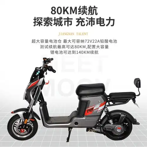 国标电动车电动自行车战警车可上牌踏板车锂电电动自行车