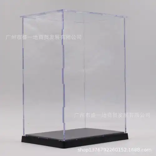 拼装亚克力透明防尘展示盒 手办人偶场景玩具收纳柜架子-阿里巴巴