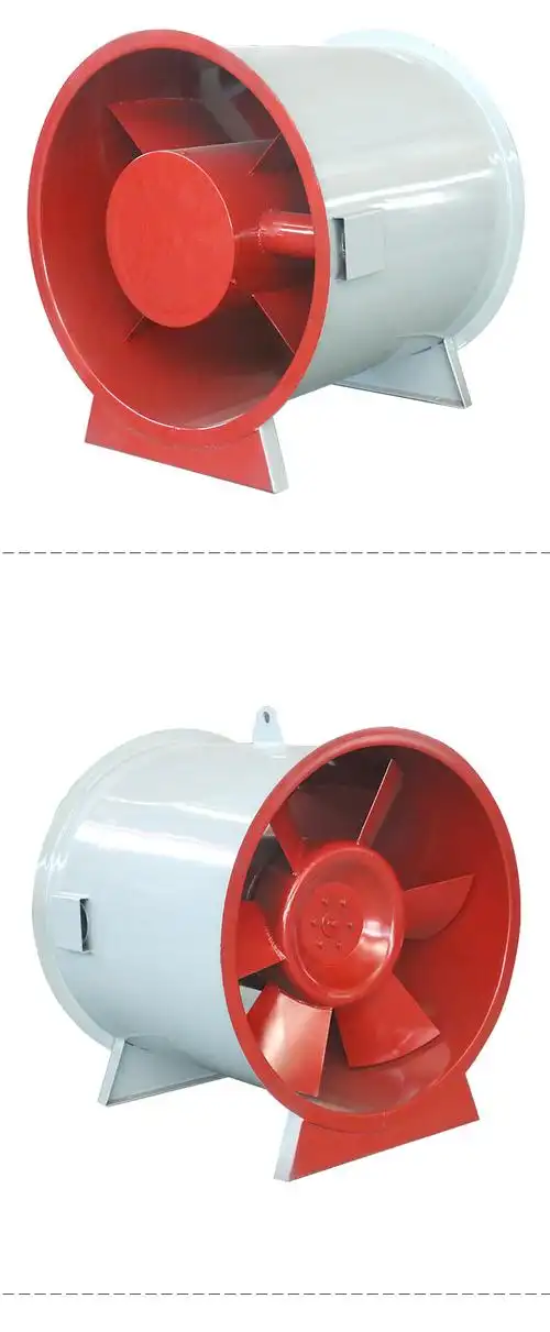 工业排烟管道轴流式排烟风机htf排烟风机地下车库消防排烟风机 htf-i