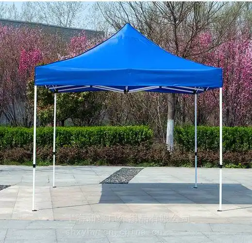 半自动户外广告帐篷展会活动帐篷遮阳雨棚四角折叠帐篷