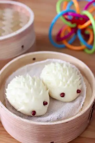 小刺猬山药馒头