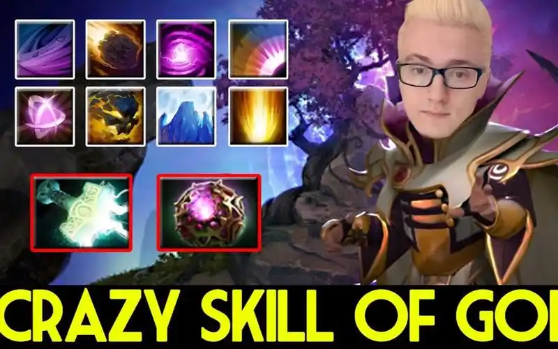 dotamiracle卡尔疯狂般的技能秀