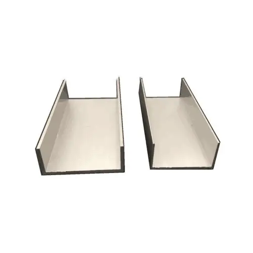 厂家供应 铝合金u型卡槽型材 u形槽铝凹槽合金型材 氧化加工