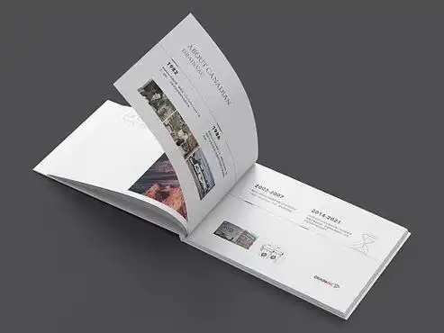 干湿清洁系统画册,横版长方形画册,设计感排版,简洁