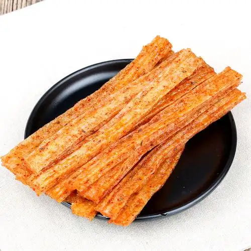 卫龙大面筋大包卫龙辣条麻辣片素食小吃零食品单包128g
