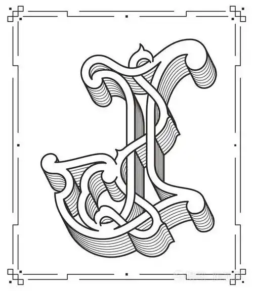 大写字母j的白色矢量图的黑色