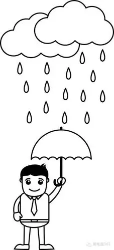 君临臣下关雨简笔画 简笔画图片大全-蒲城教育文学网