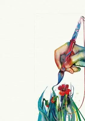 素材手绘扁平风读书日插画扁平读书日插画美术培训小画家原创插画海报