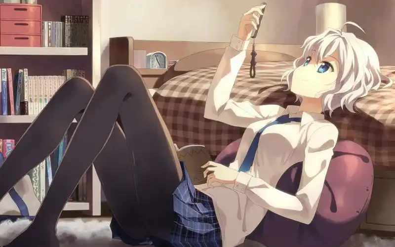 这个银短发蓝瞳少女出自哪部番