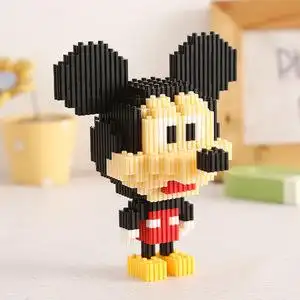 鑫哲串联钻石小颗粒拼插积木迷你微型益智组装玩具【买四送一】