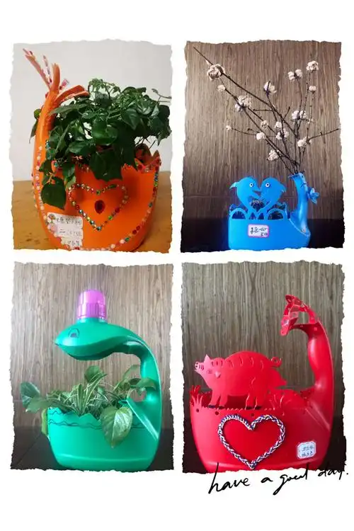 "引领垃圾分类,少先队员先行"系列活动之——"变废为宝"手工制作