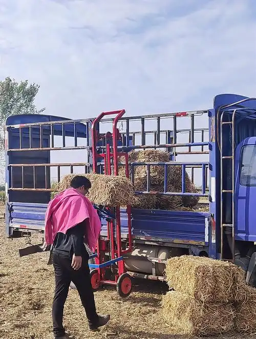 草捆装车机,12伏24伏草捆装车机-度小视