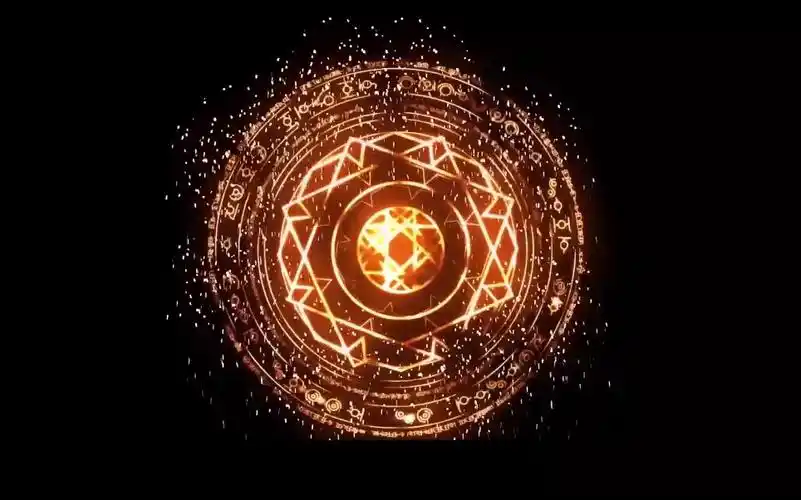 免抠素材第一弹星际传送门星云阵法绿动光影