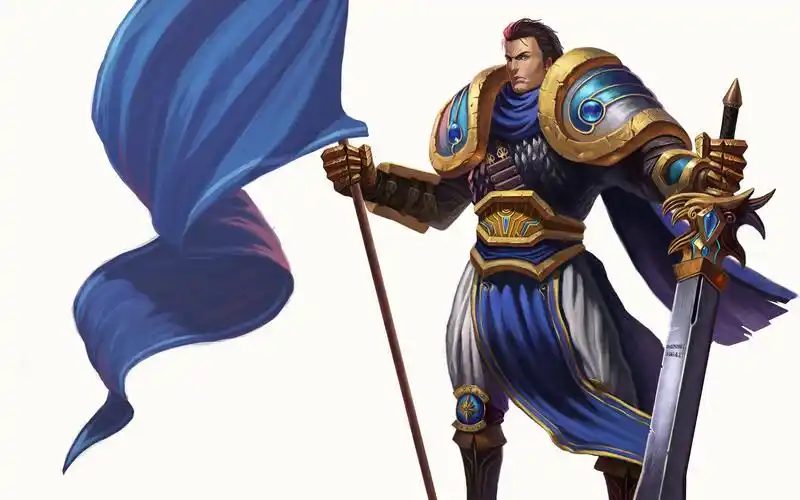 英雄联盟盖伦cg原画教程