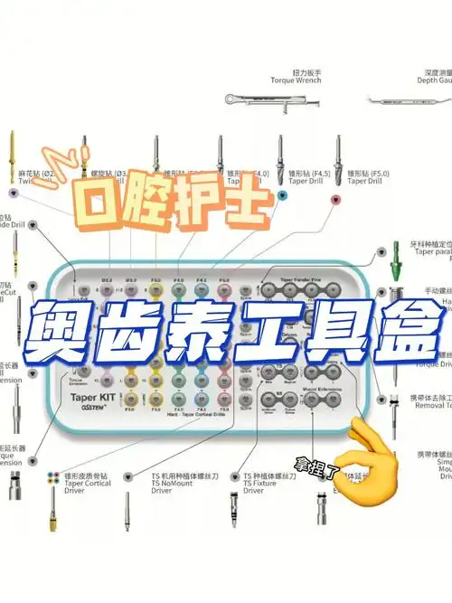 口腔护士奥齿泰种植工具盒认识