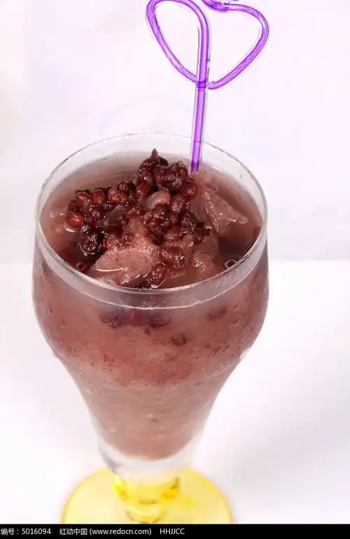 红豆冰沙特饮