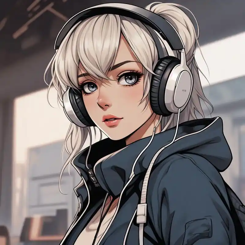 女生头像分享94谁不爱戴耳机听歌