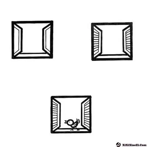 窗户简笔画简单又漂亮窗户简笔画图片大全