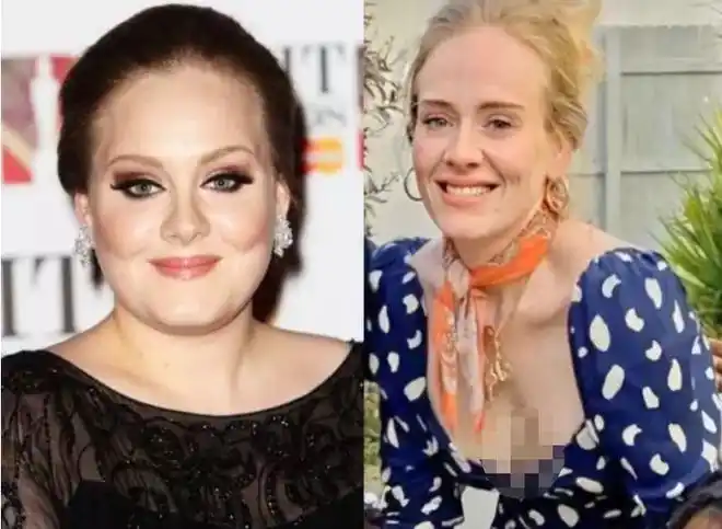 阿黛尔减掉半个自己后复胖30斤大基数瘦成纸片人没可能了