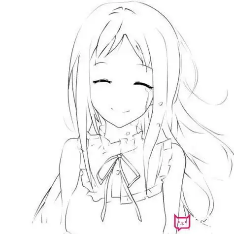 少女简笔画图片素材卡通人物的简笔画图片大全超级美少女美少女战士简