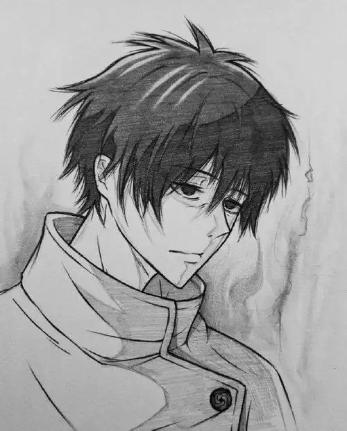 动漫人物素描手绘作品|素描|动漫人物|作品_新浪新闻