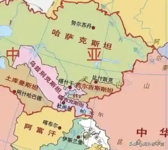 1998年中哈签订边界协定,2008年完成勘界哈萨克斯坦将实控1