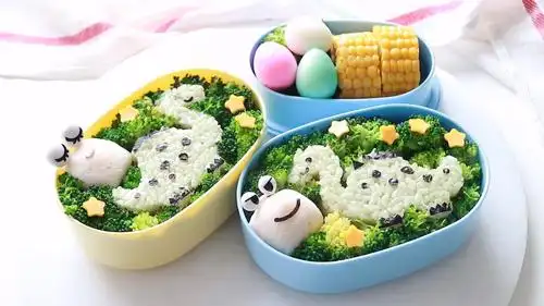 森林里的小恐龙便当,这样东西就能做出可爱便当造型