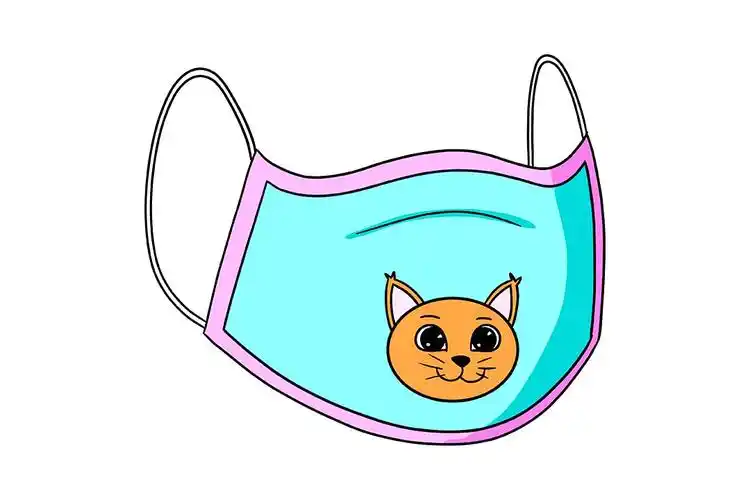 卡通儿童口罩怎么画