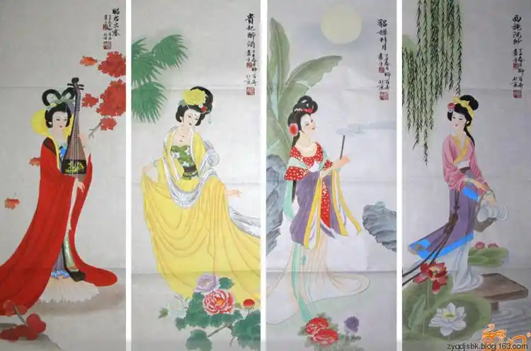 【转载】中国古代四大美女