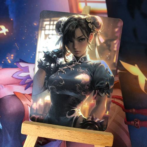 追忆童年7-0 拳皇街霸人物新年春丽收藏卡1张(64*90mm)