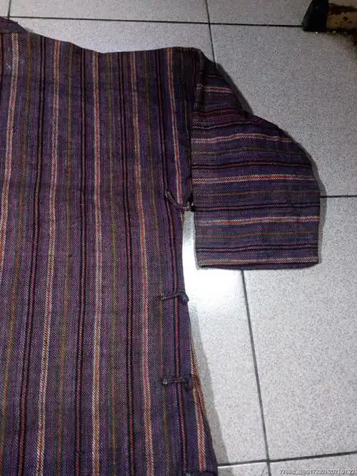 民国偏襟衣服夹衫