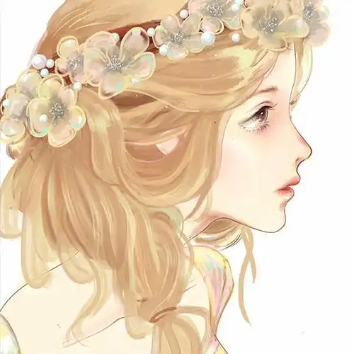 女生漫画头像唯美意境高清唯美意境漫画女生头像图片