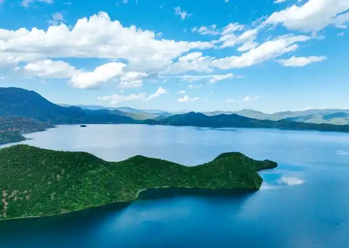 云南宁蒗泸沽湖景美如画