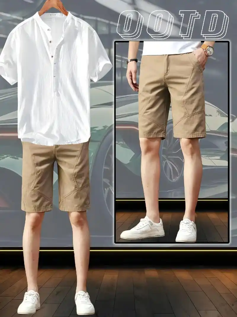 罗蒙高端男士短裤,弹力舒适并存.我的短裤太好看啦!罗蒙男士休 - 抖音