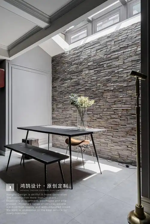 大户型loft风格装修地下室效果图 餐桌 大户型美式装修地下室设计图